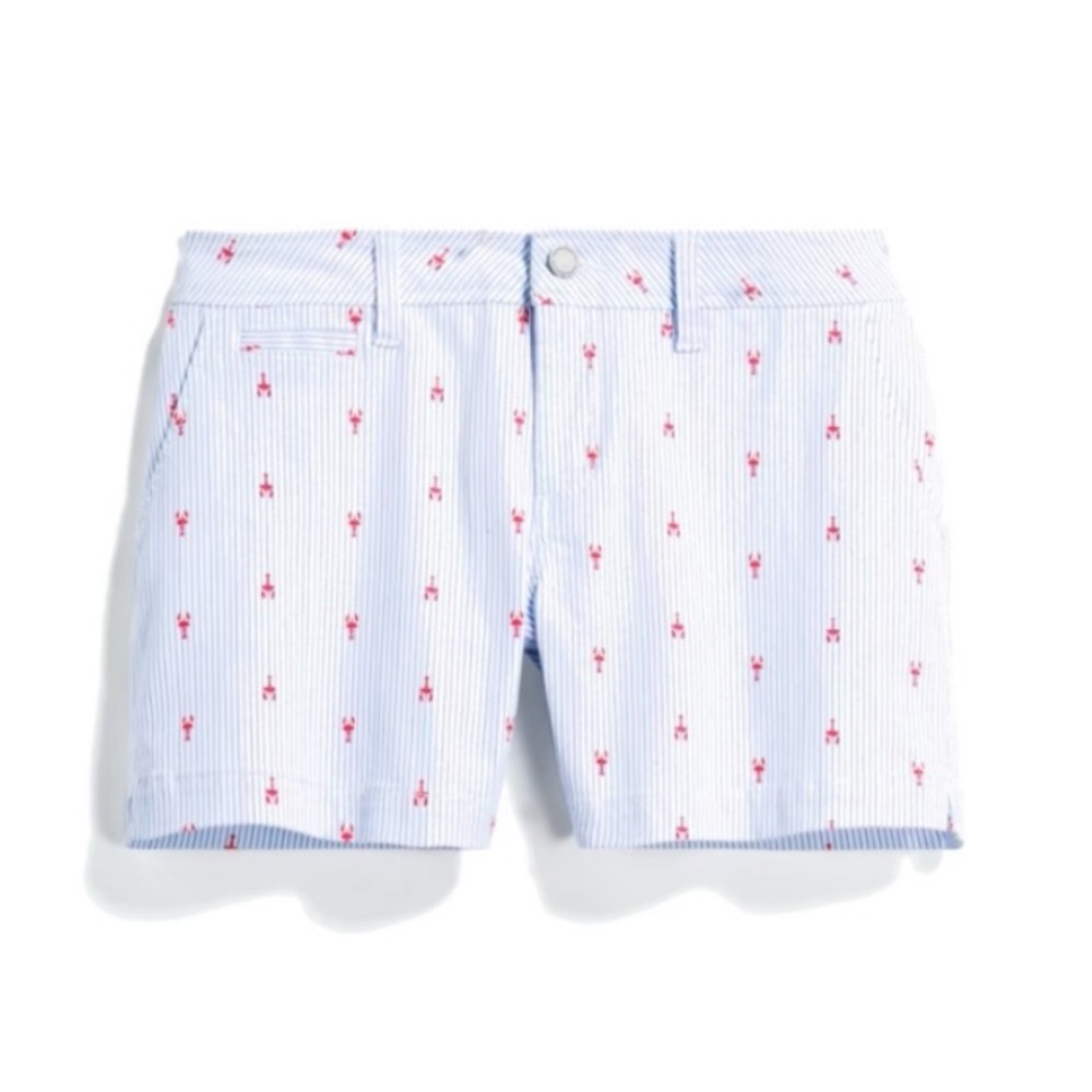 Market & Spruce Lorraine Lobster Pinstripe Short